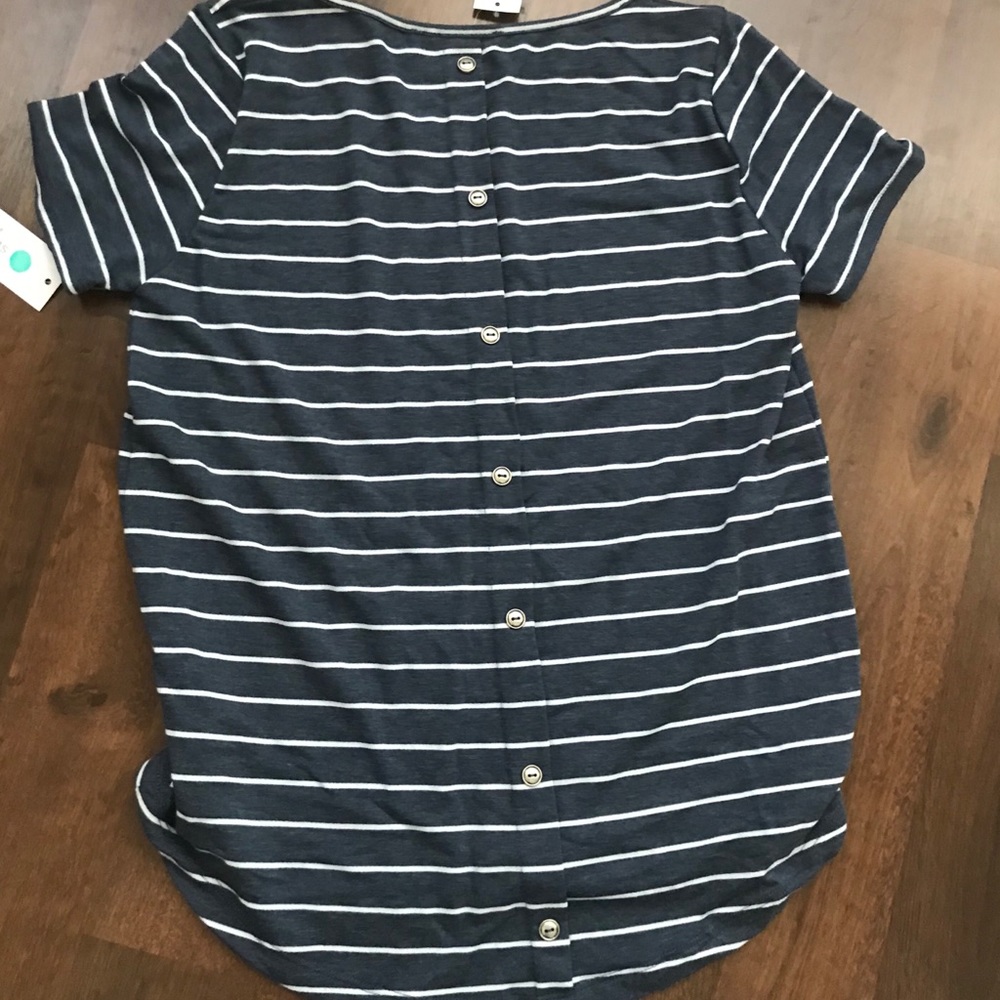 Pink Clover Striped Top -Small